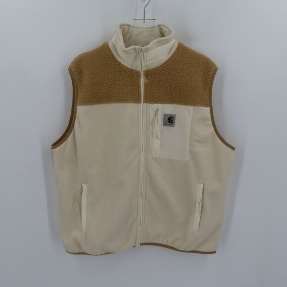 NEW Carhartt Men Large LG WIP Pinnacle Vest Wax Dusty Hamilton Brown A212051 - Picture 5 of 16
